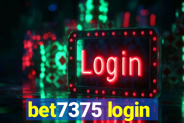 bet7375 login